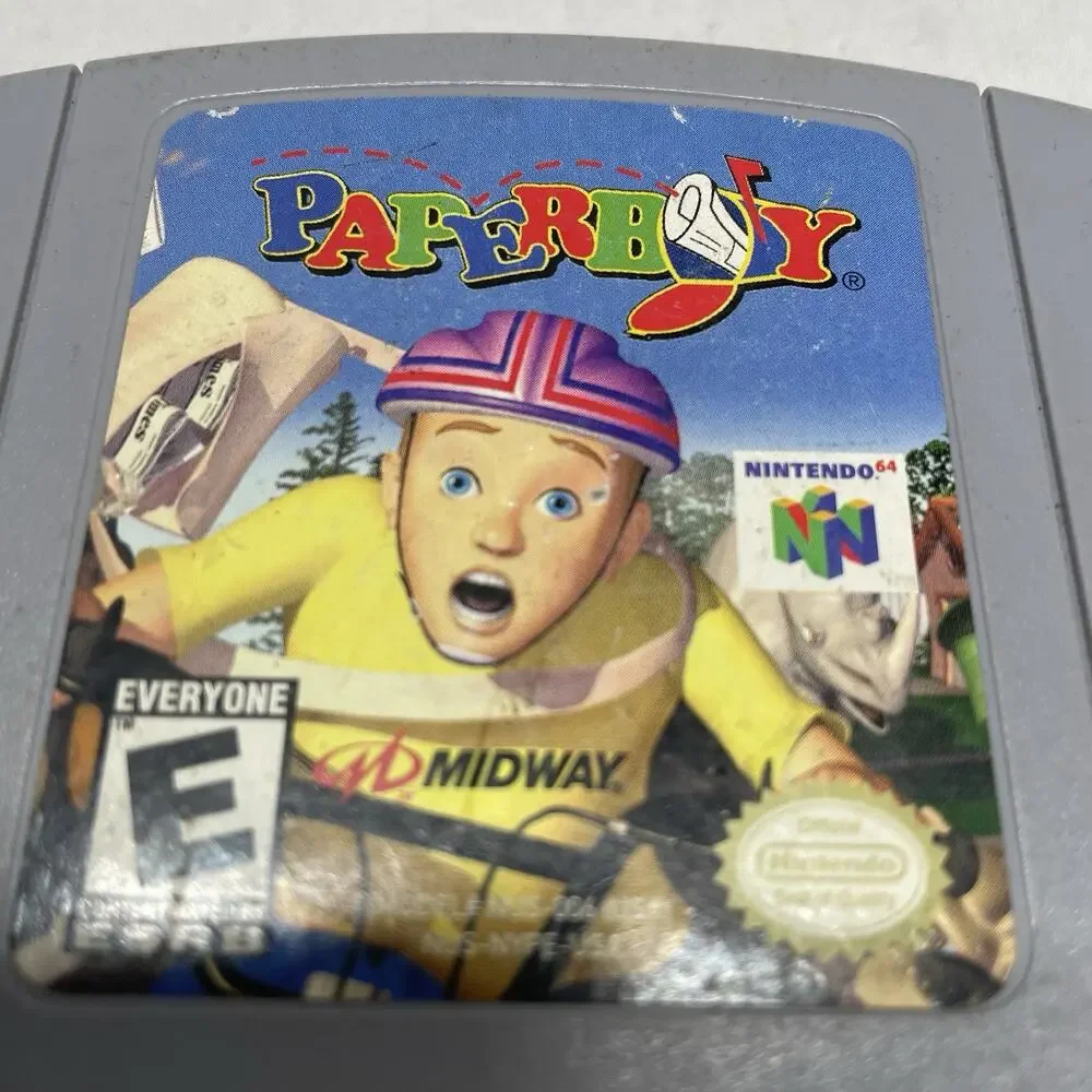 Paperboy (Nintendo 64, 1999) Authentic Working CLEANED TESTED